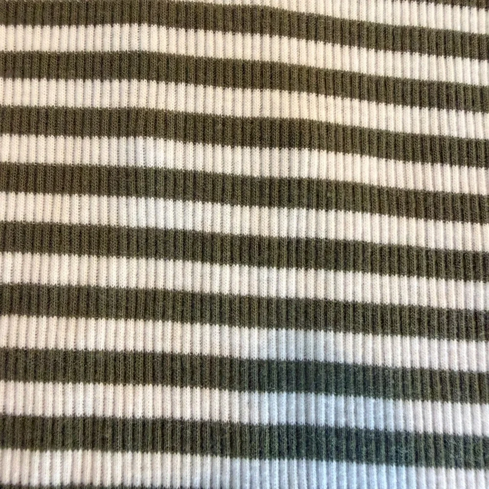 NWT GAP Kids Henley Top XL 12 Green Stripe Short Sleeve Ribbed Shirt
